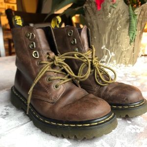 Doc Martens Brown Leather Boots